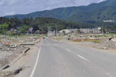 陸前高田市中心部